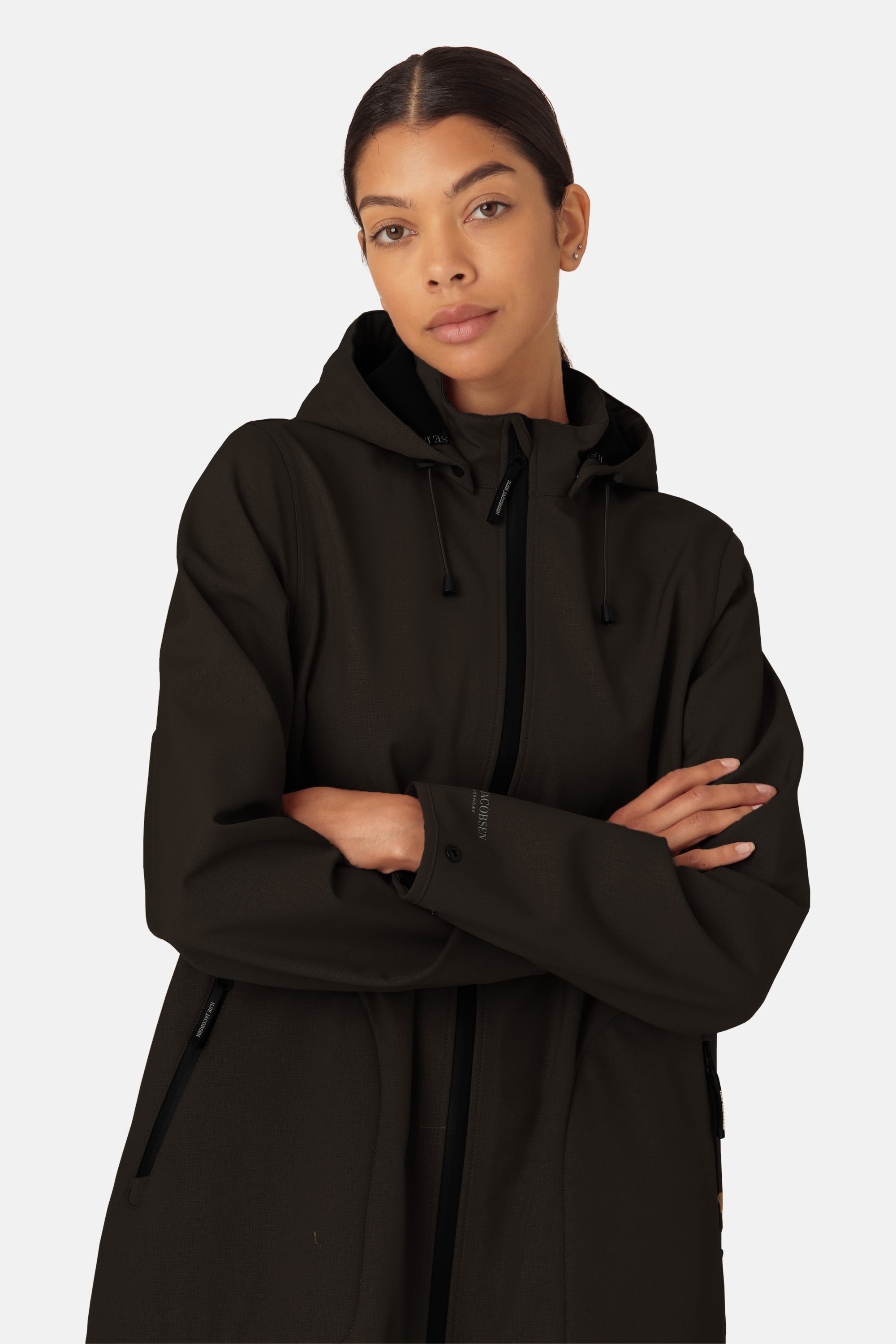 Ilse Jacobsen Hornbæk Rain Regenmantel Raincoat 001 Black